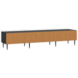 TV Cabinet with Drawer Black 147 x 34.5 x 32 cm Engineered Wood 894476
