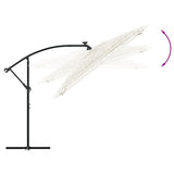 Garden Parasol with Steel Pole White 269x269x235 cm 4005081