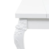 Dining Table 179x89x81 cm High Gloss White 246958