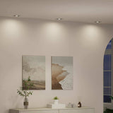 Spotlight 12 pcs Silver 9 x 9 x 2 cm Aluminium 4108156