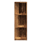 Corner Cabinet Old Wood 33x33x100 cm Engineered Wood 856720