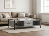 Coffee Table Grey Sonoma 99.5 x 49 x 41 cm Engineered Wood 8013587