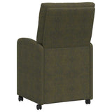 Dining Chairs with Wheels 2 pcs Army green 58 x 67 x 97 cm 42017864