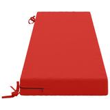 2-Piece Bench Cushions SOEST 2 pcs 100% Polyester Red 949943