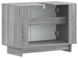 Bathroom Sink Cabinet EDE Grey Sonoma 59.5 x 31.5x 59 cm 895911