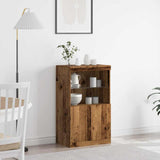 LED Sideboard Brown 60 x 37 x 100 cm Engineered Wood 863033