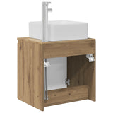 Wall-Mounted Sink Vanity Artisan Oak 53 x 35 x 63 cm 890431