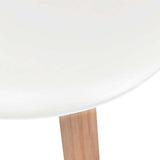 Dining Chairs 4 pcs White Plastic 244772