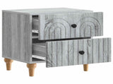 Bedside Cabinet with Drawer 2 pcs Grey Sonoma 43 x 34.5 x 48 cm 894078
