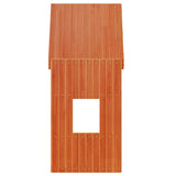 Kids' Bed Roof Wax Brown 60x89x134.5 cm Solid Wood Pine 846887