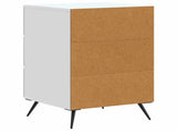 Bedside Cabinet White 43 x 41 x 66.5 cm Engineered Wood 895475