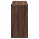 Wall Shelf Brown Oak 100x25x50 cm Engineered Wood 853278
