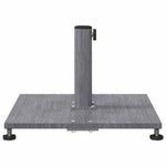 Outdoor Umbrella Base Dark grey wood look 45 x 45 x 31 cm Steel 42009945