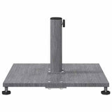 Outdoor Umbrella Base Dark grey wood look 45 x 45 x 31 cm Steel 42009945