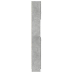 ZNTS Bathroom Cabinet Concrete Grey 32x25.5x190 cm Engineered Wood 802880