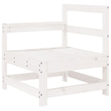 Garden Sofa Set White Solid pine wood Modular Garden Sofa Set 3250549
