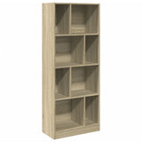 Bookcase Sonoma Oak 57x28.5x141 cm Engineered Wood 847998