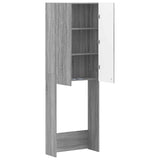 Toilet Cabinet DELFT Grey Sonoma 66 x 25.5 x 190 cm 897141