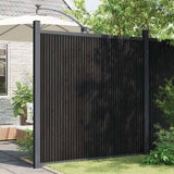 Fence Panel WPC Grey 173x186 cm 4003980
