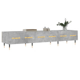 TV Cabinet Concrete Grey 150x36x30 cm Engineered Wood 829136