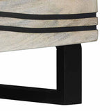Coffee Table White 80 x 50 x 40 cm Engineered Wood 4017976