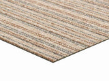 Carpet 20 pcs Striped Beige 50 x 50 cm 100% Polypropylene 42046754