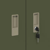 Storage Cabinet Olive Green 60 x 40 x 105 cm Steel 891734