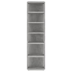 Shoe Cabinets 2 pcs Concrete Grey 27.5x27x102 cm 808494