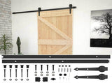 Sliding Door 80 x 210 cm Solid Pine Wood Natural and Black 3444850
