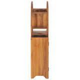 Cabinet with Yin Yang Shelf 70x30x130 cm Solid Teak Wood 320774
