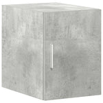 Slim Storage Cabinet Concrete Grey 30x42.5x225 cm Engineered Wood 3281269
