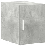 Slim Storage Cabinet Concrete Grey 30x42.5x225 cm Engineered Wood 3281269