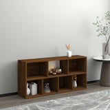 Book Cabinet Brown Oak 50x25x106 cm 815446