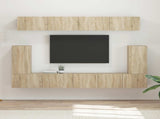 TV Cabinet Set Wall-mounted 5 pcs Sonoma Oak Engineered Wood 3409089