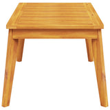 Garden Dining Table 100x55x45 cm Solid Wood Acacia 366383