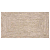 Area Rugs Natural and White 100 x 200 cm Jute 42010476