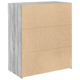 Sideboard Grey Sonoma 80x42.5x93 cm Engineered Wood 3281481