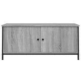 TV Cabinet with Doors Grey Sonoma 102x35x45 cm Engineered Wood 826293