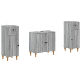2 Piece Bathroom Cabinet Set ALKMAAR Grey Sonoma 3417996