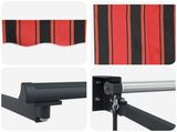 Manual Retractable Awning with LEDs 2.5 x 2 m 3419345
