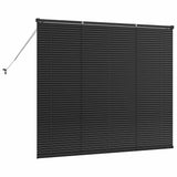 Venetian Blinds Height Adjustable Black 130 x 160 cm Aluminium 42006134