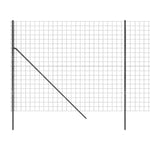 Wire Mesh Fence Anthracite 2x25 m Galvanised Steel 154238