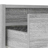 TV Cabinet with LED Lights Grey Sonoma 100X35.5x25 cm 860243