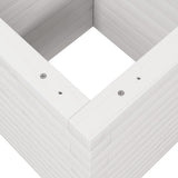 Garden Planter White 40x40x46 cm Solid Wood Pine 3282400