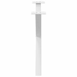 Coffee Table Legs X-Shaped 2 pcs White 70x cm Steel 4012905