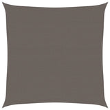 Sunshade Sail 160 g/m Anthracite 7x7 m HDPE 311060