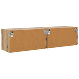 TV Cabinet Set with LED 2 pcs Artisan Oak 60 x 30 x 30 cm 882963