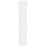 Slim Storage Cabinet White 30x42,5x225 cm Engineered Wood 3281266