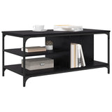 Coffee Table Black Oak 100 x 50 x 45 cm Engineered Wood 886242