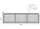 Gabion with 5 mm Wire and 5x5 cm Mesh 300x100x100 cm 3464352